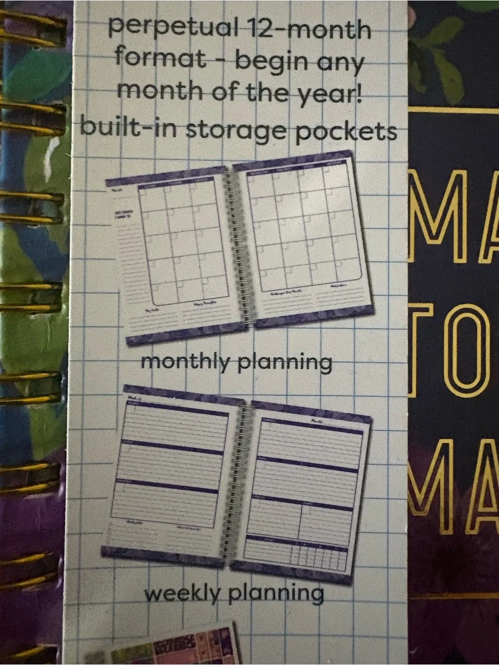 Highmarks Creative Planner - Navy Floral 